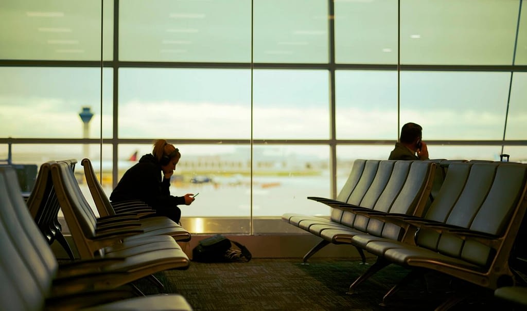 Check In am Flughafen Wien